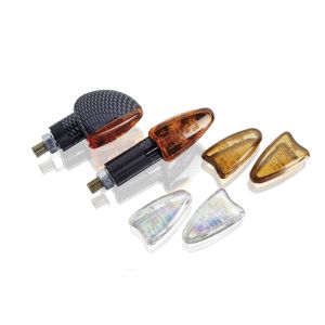 Turn signals PUIG STAR 2548C carbon look short, homologated
