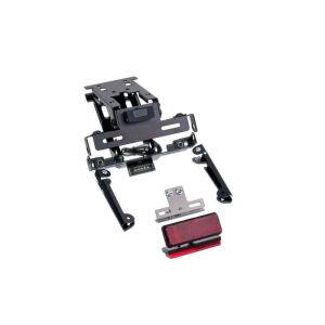 Adjustable license support PUIG 5730N črna